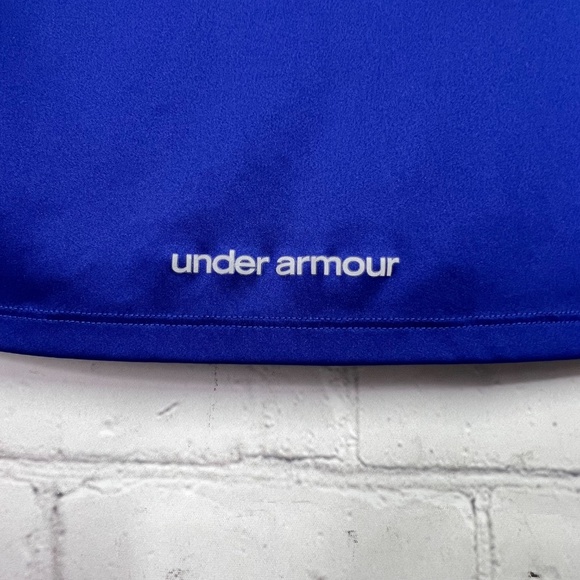 🔥2/$10 🏃‍♀️|•UNDER ARMOUR•| Purple Running Athletic Top Size M - Picture 3 of 5